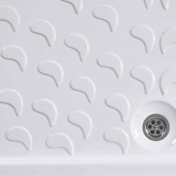 Cădița de duș semirotund cu masca detașabilă 900x900 mm